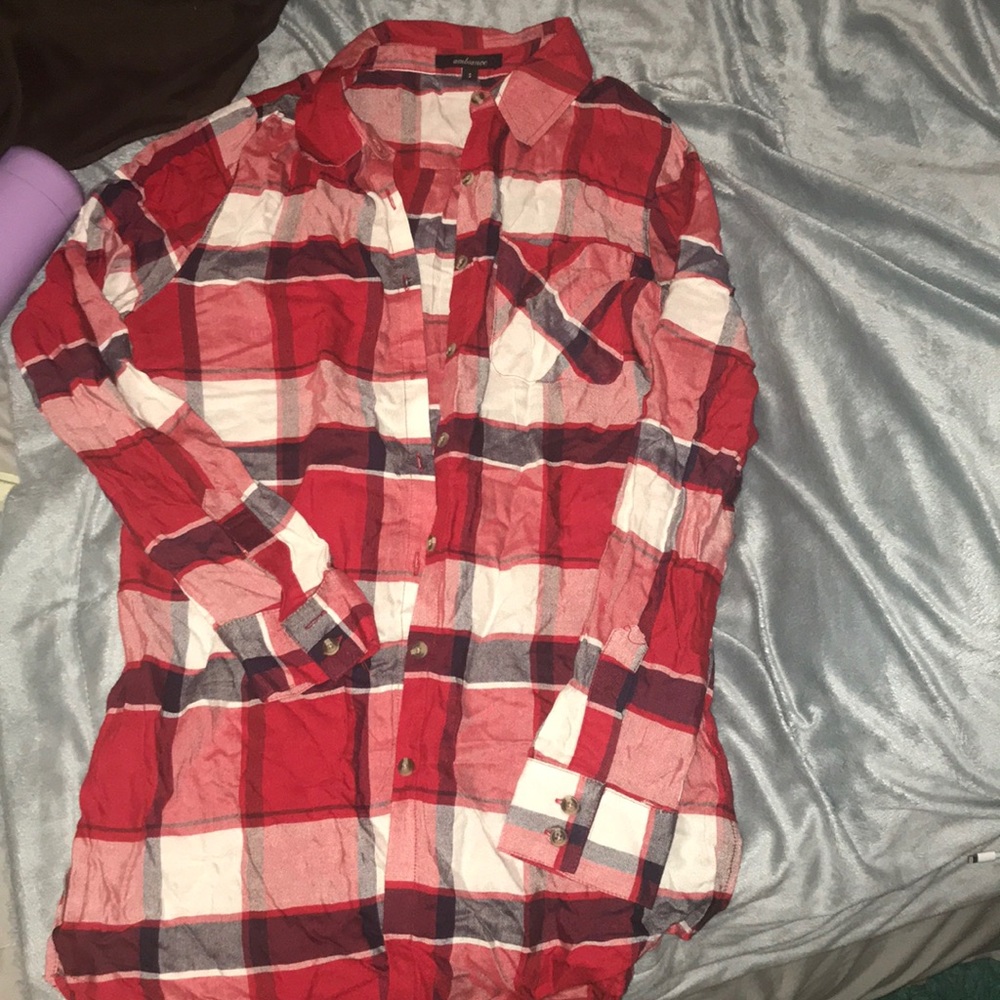 Long sleeve plaid shirt